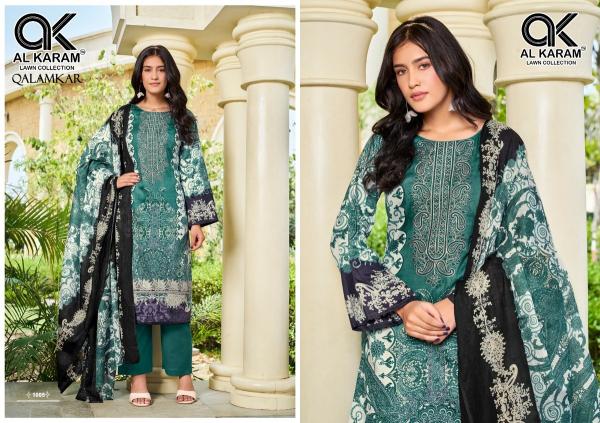 Al karam qalamkar karachi dress material wholesalers india